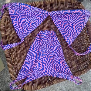 One Swim bikini Top and Bottom Set